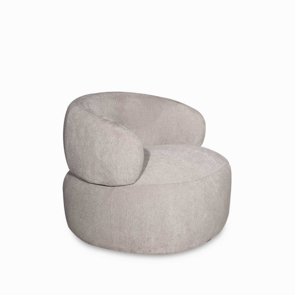 Poltrona Emilia gris 75x82x85 cm - Imagen 2