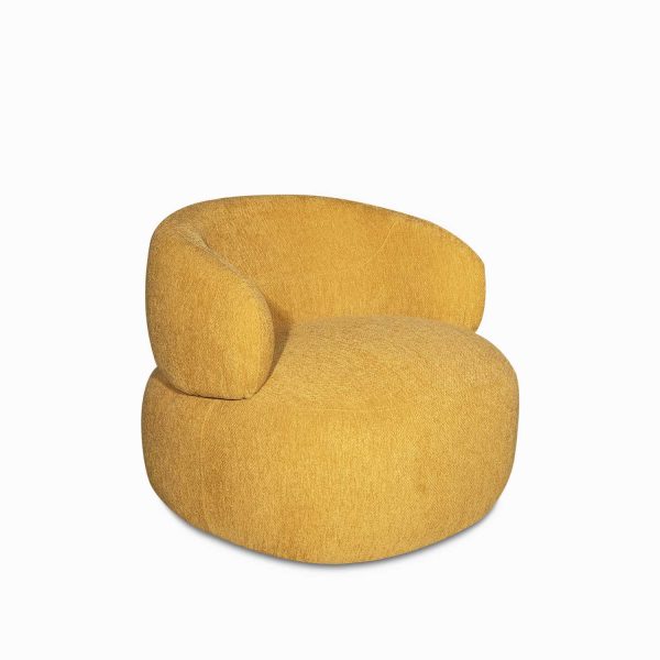 Poltrona Emilia mostaza 75x82x85 cm - Imagen 2