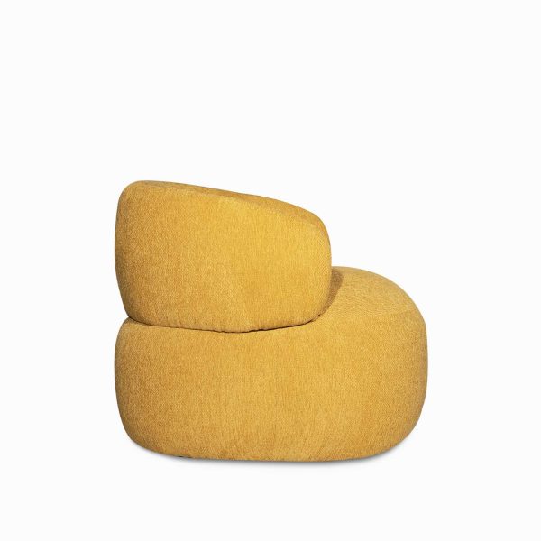 Poltrona Emilia mostaza 75x82x85 cm - Imagen 3