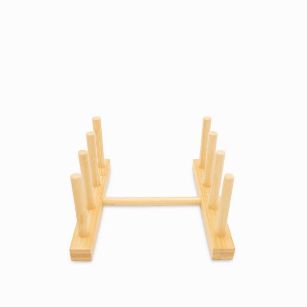 Rack para platos en bambú
