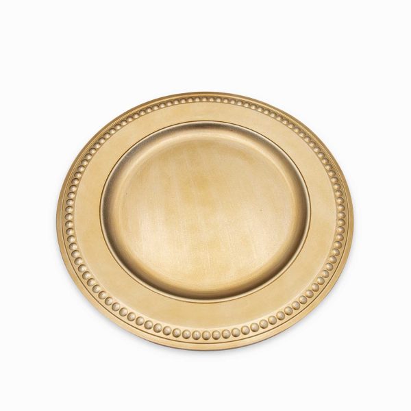 Plato base Olivia silver 33cm