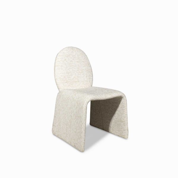 Silla de comedor Orbi beige vetas 85x54x57 - Imagen 2