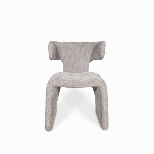 Silla de comedor Evi gris 76x56x54