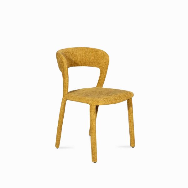 Silla de comedor Vermont 78x52x55 mostaza - Imagen 2