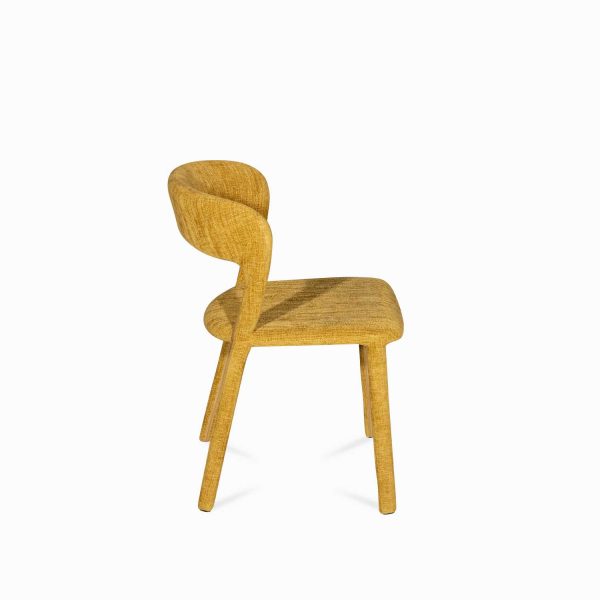 Silla de comedor Vermont 78x52x55 mostaza - Imagen 3