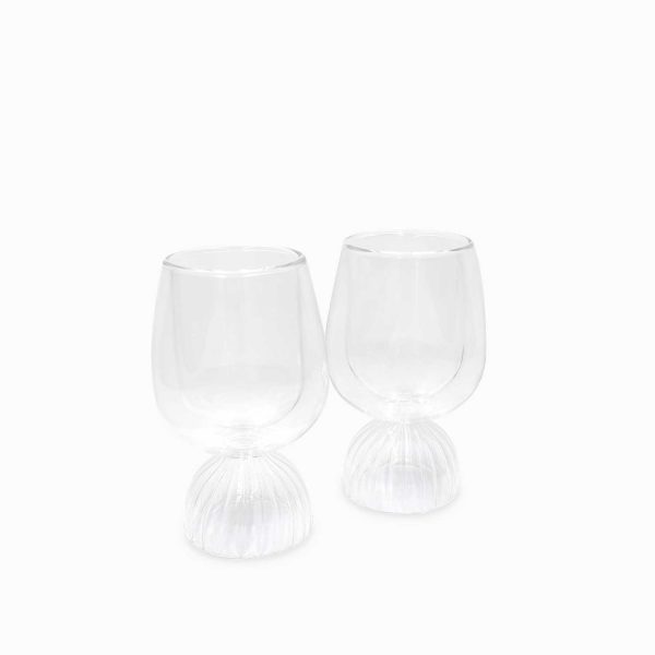 Copa cordial doble pared 220ml setx2
