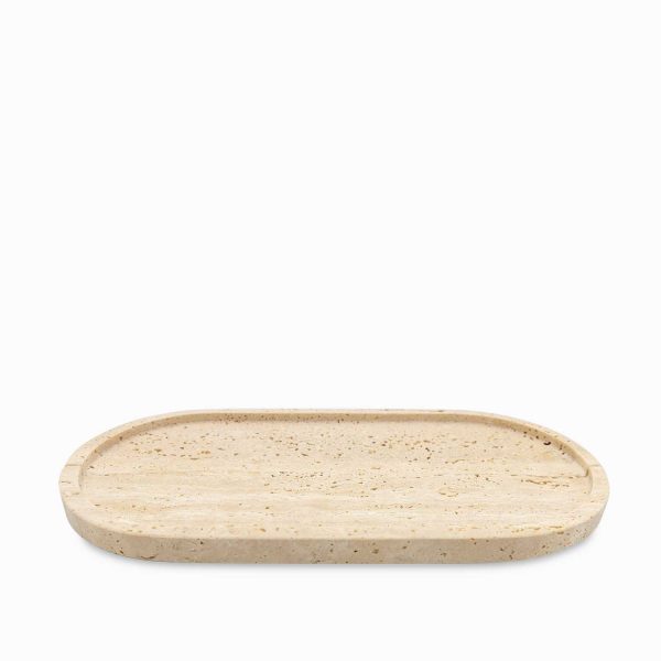Bandeja oval Travertino 30 cm