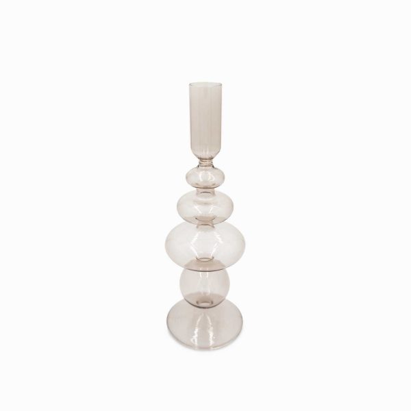 Candelabro Delphi gris grande