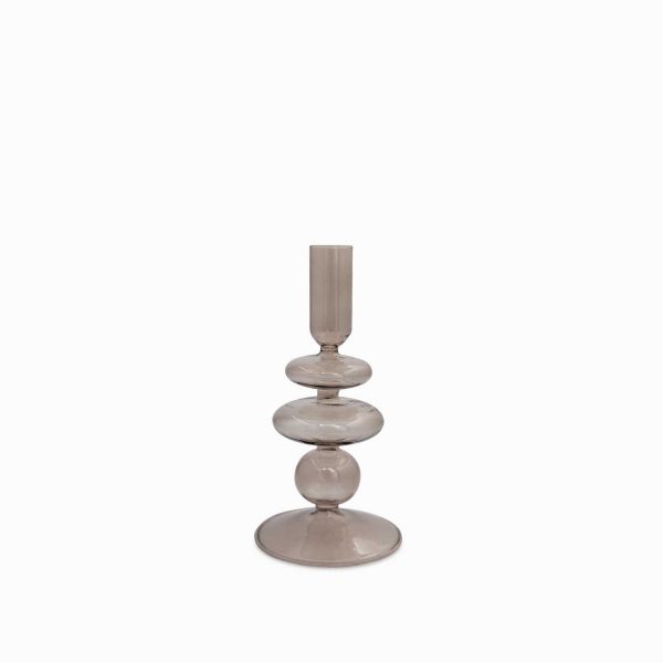 Candelabro Delphi gris pequeño