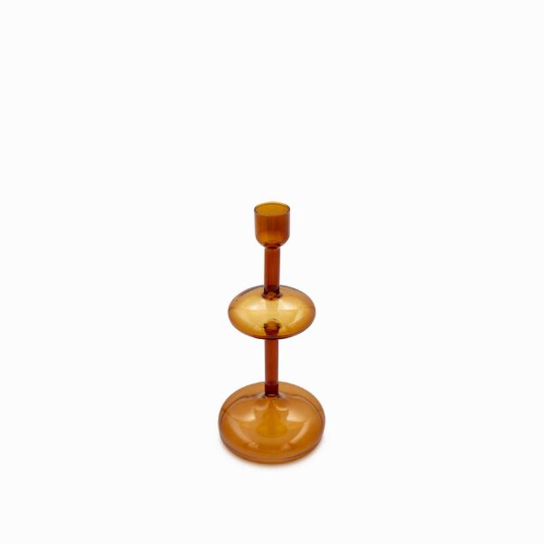 Candelabro Akri ambar pequeño - Imagen 2