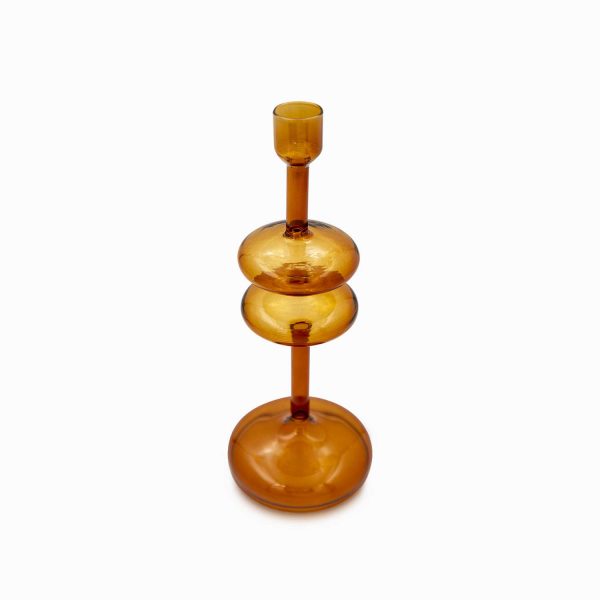 Candelabro Akri ambar grande - Imagen 2