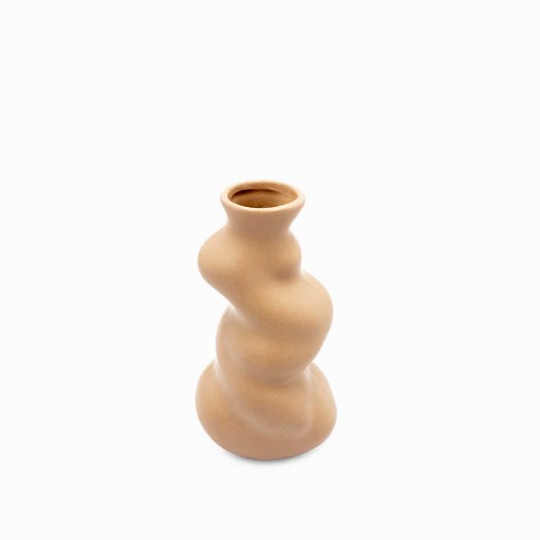 Florero Alezan café