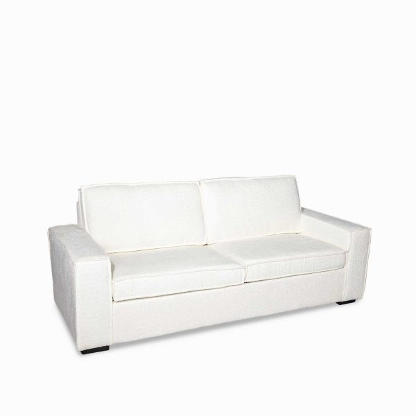 Sofá cama ágora beige Boucle 89x217x85 - Imagen 2