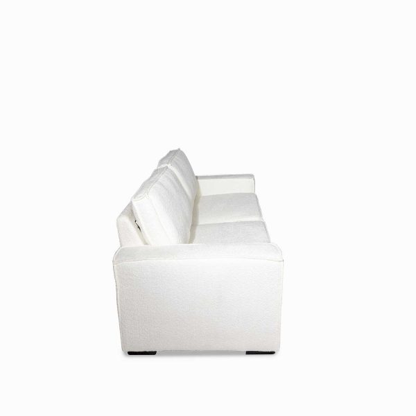 Sofá cama ágora beige Boucle 89x217x85 - Imagen 3