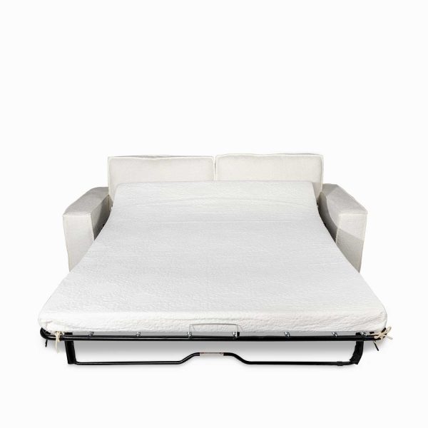 Sofá cama ágora beige Boucle 89x217x85 - Imagen 5