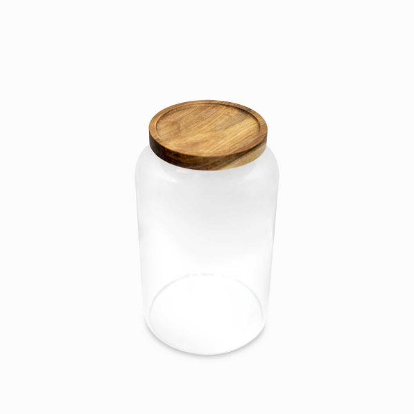 Recipiente para almacenar tapa madera 2500ml - Imagen 2