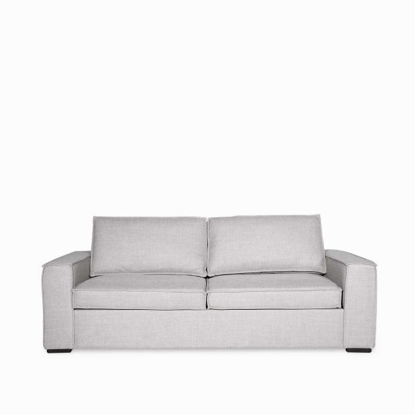Sofá cama Agora gris boucle 89x217x85