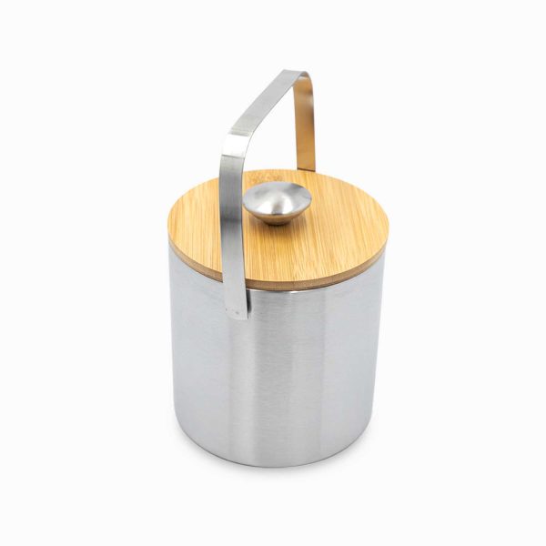 Hielera con tapa en bambú 1600ml - Imagen 2