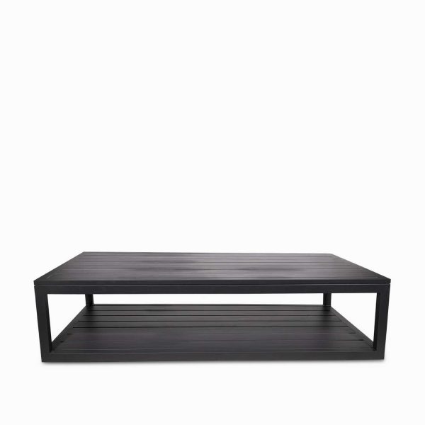 Mesa centro porto rectangular aluminio