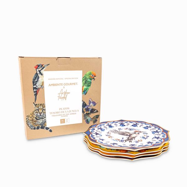 Plato tesoro jungla 28cm setx4 - Imagen 7