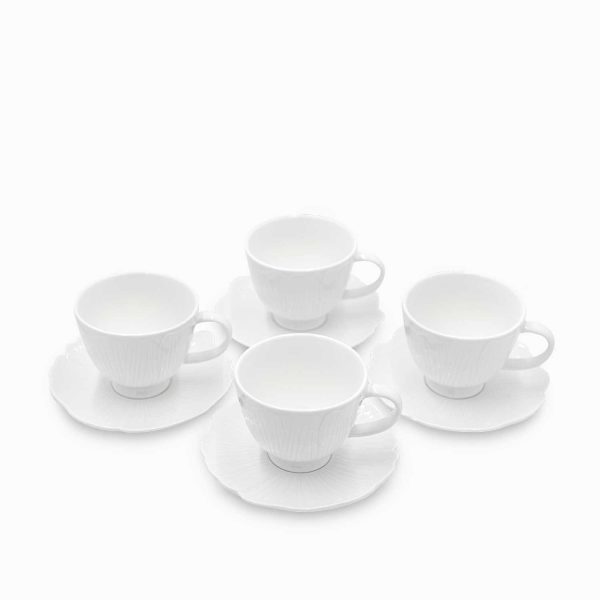 Pocillo y plato Agnes 200ml setx4 - Imagen 2