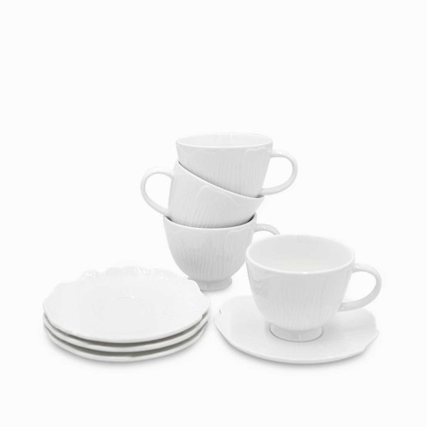 Pocillo y plato Agnes 200ml setx4 - Imagen 4