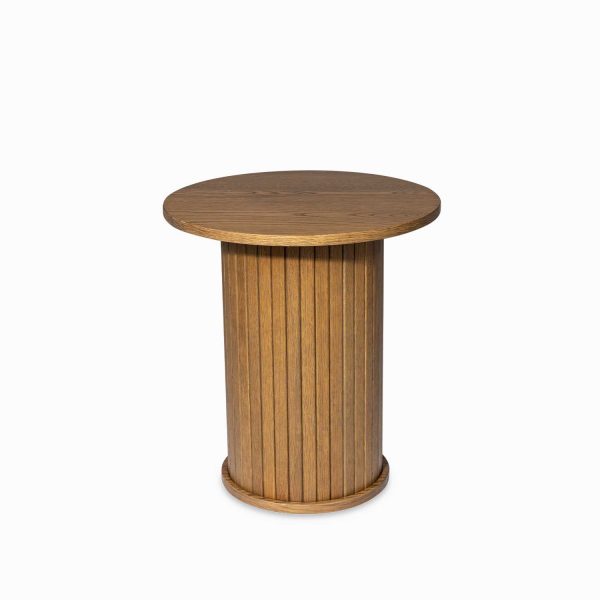 Mesa auxiliar Lenon redonda 55x50x50 color oscuro - Imagen 2