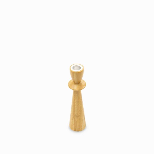 Candelabro en bambú 23cm - Imagen 2