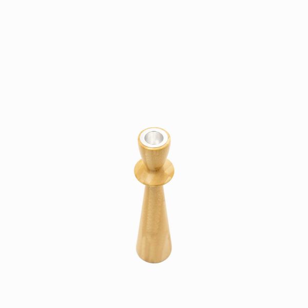 Candelabro en bambú 23cm - Imagen 3