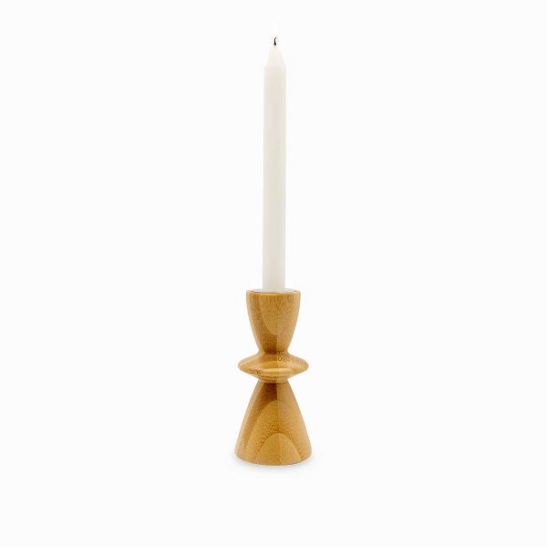 Candelabro en bambú 11cm - Imagen 3