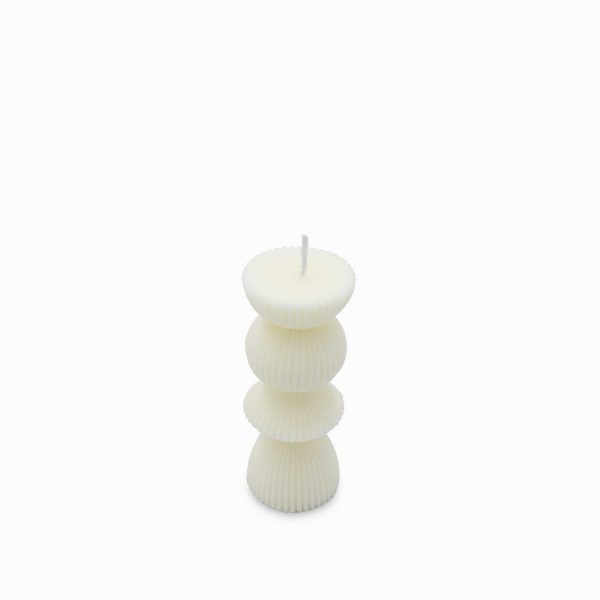 Vela Romano ivory 15cm - Imagen 2