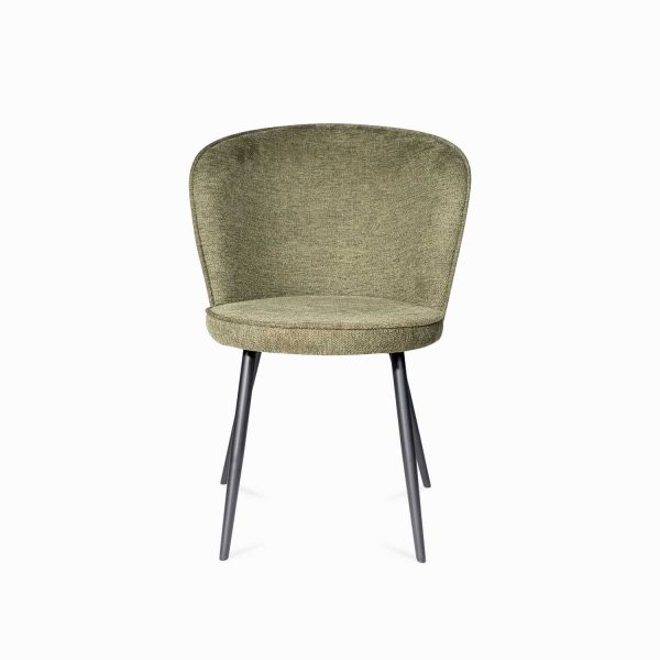 Silla de comedor Jenna verde oliva 84x58x59 - Imagen 2