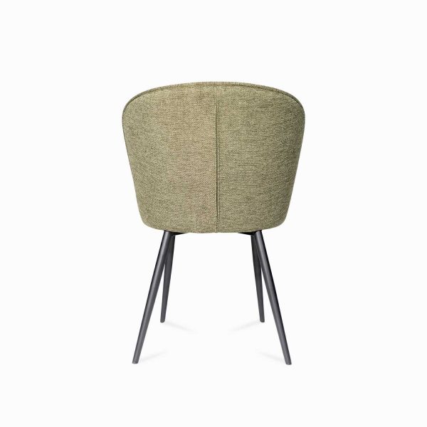 Silla de comedor Jenna verde oliva 84x58x59 - Imagen 4