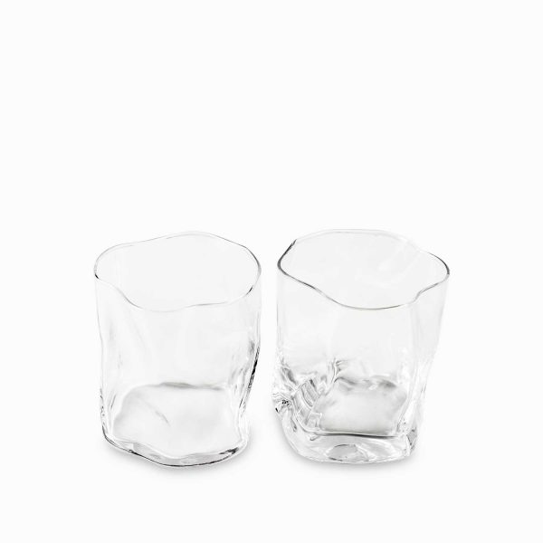 Vaso irregular para licor 310ml setx2