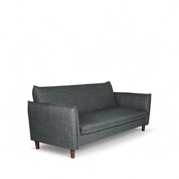 Sofá cama Berna gris oscuro 81x209x90 - Imagen 2