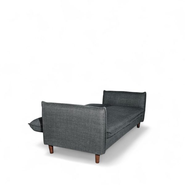 Sofá cama Berna gris oscuro 81x209x90 - Imagen 3