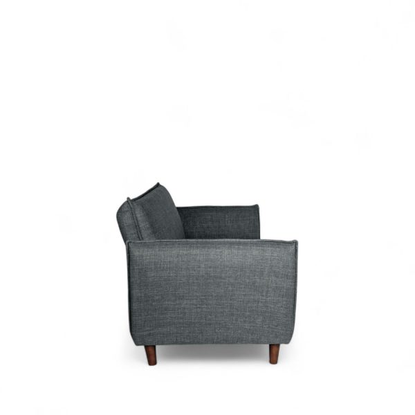 Sofá cama Berna gris oscuro 81x209x90 - Imagen 4