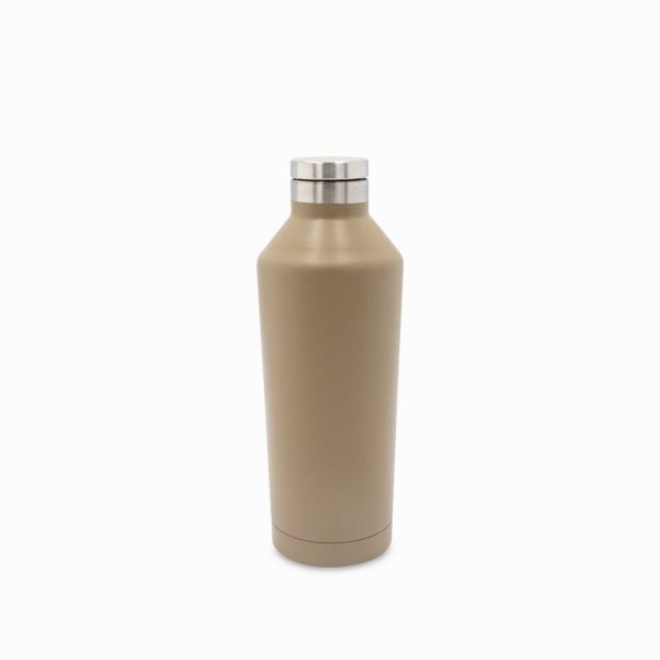 Botella doble pared en acero taupe - Imagen 2