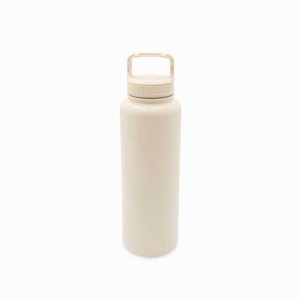 Termo doble pared beige 1 litro - Imagen 4