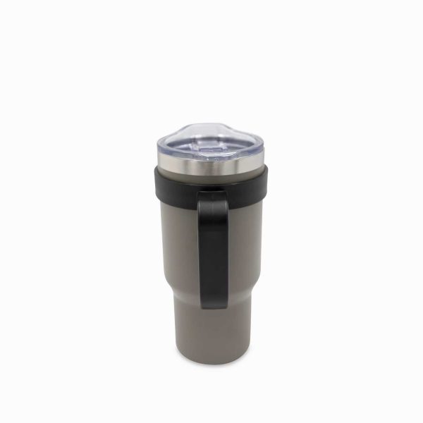 Termo con manija doble pared gris - Imagen 3