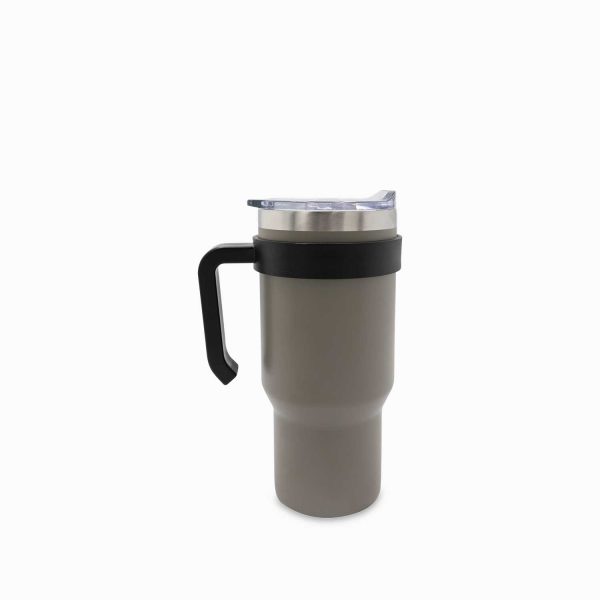 Termo con manija doble pared gris - Imagen 4