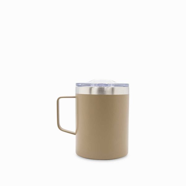Mug doble pared en acero taupe 420ml - Imagen 3