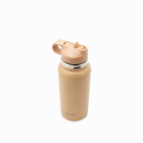 Termo doble pared con pitillo almendra 1000ml - Imagen 2