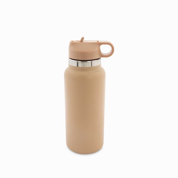 Termo doble pared con pitillo almendra 1000ml - Imagen 4