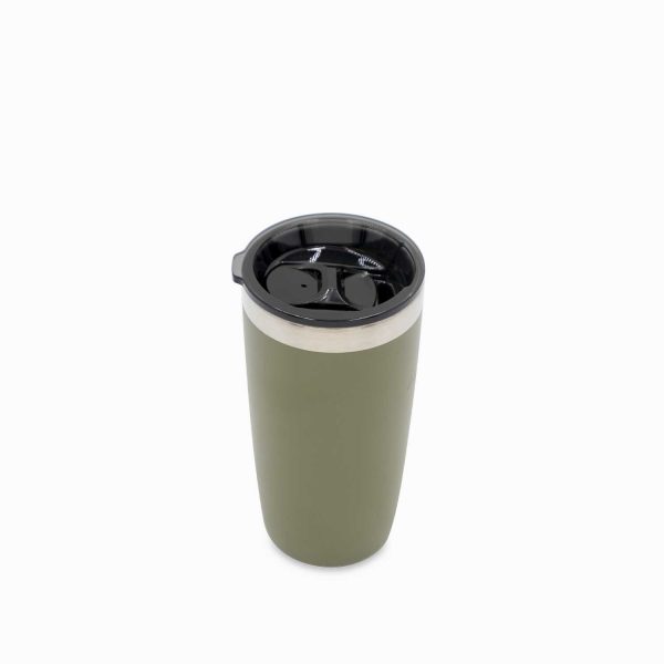 Vaso doble pared en acero taupe 320ml - Imagen 4