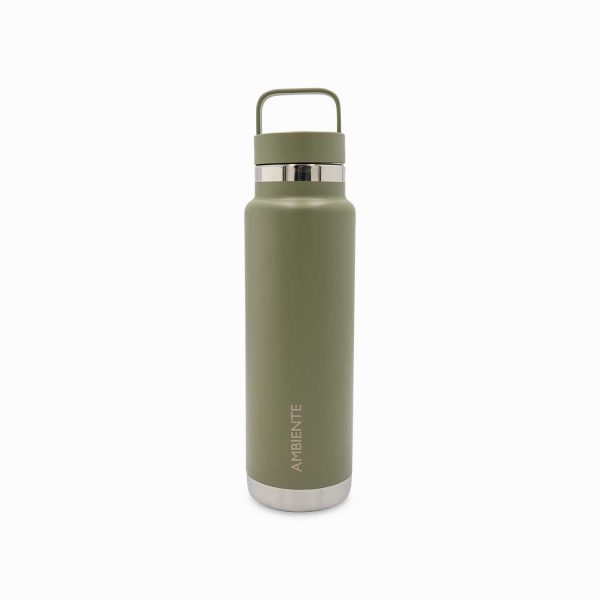 Termo doble pared verde oscuro 600ml
