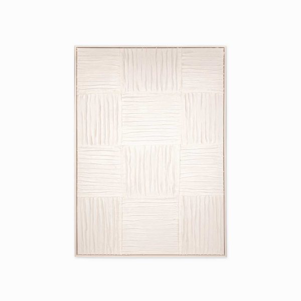 Cuadro Basilisa blanco 143x103