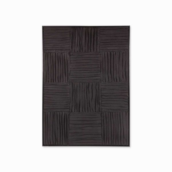 Cuadro Basilisa negro 143x103