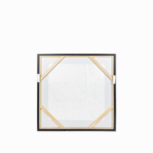 Cuadro Mirta negro ii 82x82 - Imagen 2