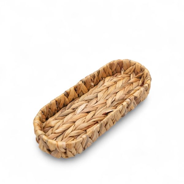 Canasta oval jacinto de agua 32x12 cm - Imagen 2